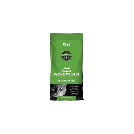 Worlds Best Cat Litter 8lb Original Unscented (3.63kg) - 736226