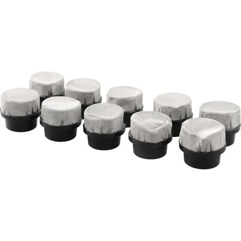 190106Z Lot de 10 bouchons d'écran de rechange pour purge d'air pour filtre de piscine – Bouclier en maille de caoutchouc pour Clear Plus pour systèmes Easyclean D.E. 3,6 cm (1/5)
