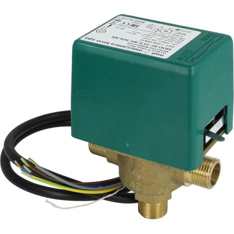 MUT Vanne de zone 3 voies solaire MUT 1/2'' FM avec microrupteur auxiliaire