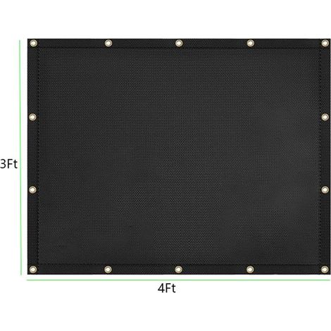 Écran thermique ignifugé pour barbecues, clôtures de terrasse, protection thermique (1/5)