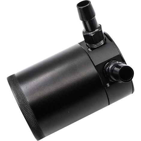 Oil Catch Can Auto Aluminium Universel Filtre à Air Automobile à Double Canal Bidon d'Huile Voiture Avec Filtre à Air Récupérateur Huile Moteur (1/5)