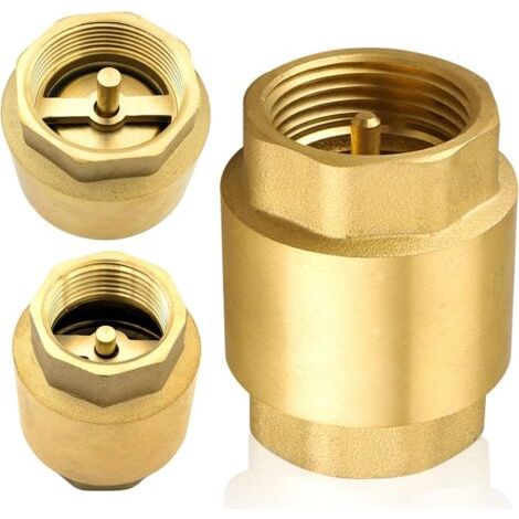 Clapet anti-retour en laiton 1/4 pouce avec filetage femelle, DN32 universel, double face (1/5)