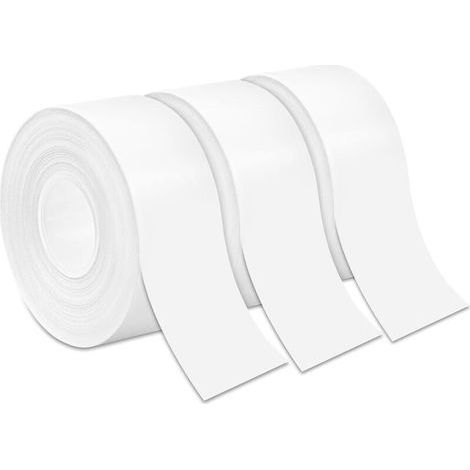 3 Rouleaux d'Étiquettes Autocollantes, 15 mm x 6 m Etiqueteuse Autocollantes Thermiques Étiquettes Adhésives, Autocollantes pour Étiqueteuse, Imperméable et résistant à l'huile (1/5)