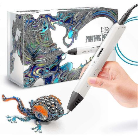 Stylet de dessin 3D OLED haute précision, outil de création artistique avec écran intégré, idéal pour bricolage et modelage. (1/3)