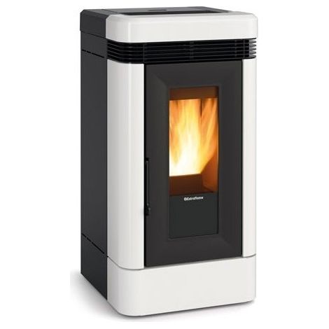 Extraflame – Poêle à granulés céramique canalisable 13 kW – Évacuation arrière – Réservoir 27 kg – WiFi intégré – Rendement 91.7% (1/3)