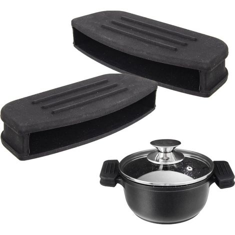 Coprimanici in silicone per pentole, formato grande, 2 pezzi. (1/5)