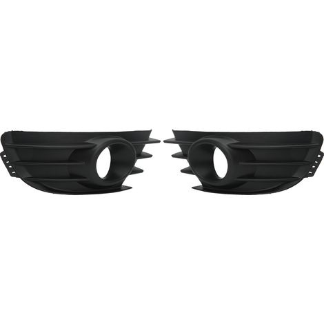 1 paire de grilles de feux antibrouillard avant noires de remplacement pour Citroën C4 2004-2008 (1/5)