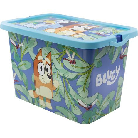 Boîte de Rangement Enfant avec Fermeture Click 7 Litres - Organisateur Plastique Multiusage pour Jouets et Chambre Enfants (1/4)
