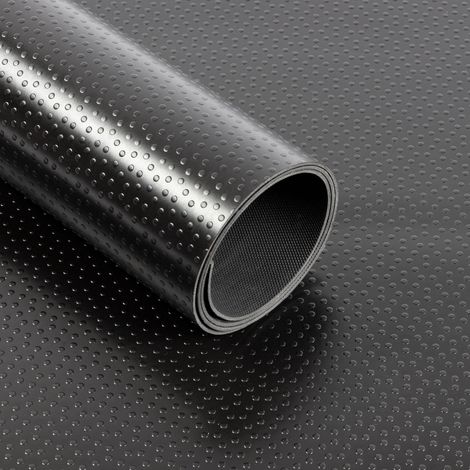 Tapis en caoutchouc Dots Noir 120 x 150 cm (1/5)