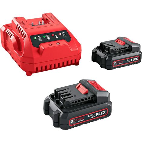 Power Set FLEX P-Set 12-22 Q (2 x 2,5 Ah Chargeur)