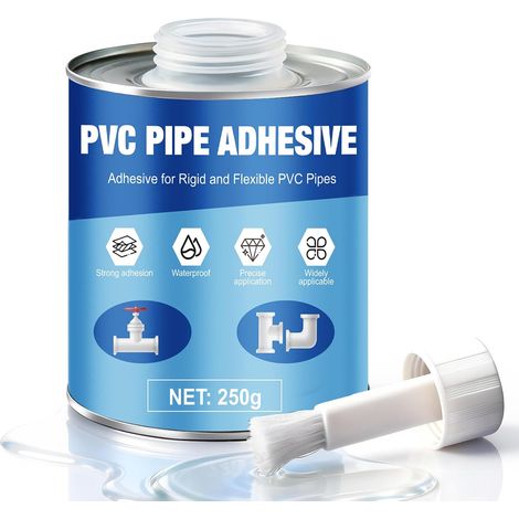 250g Colle PVC Plomberie,Colle PVC Tuyau,Colle Neoprene Extra Forte (1/5)