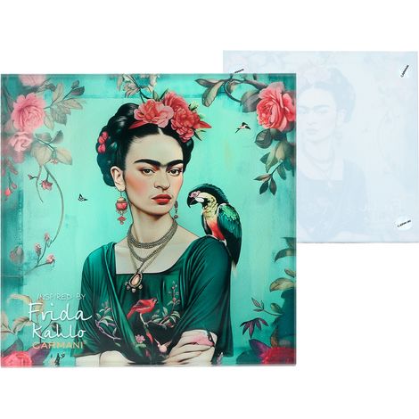 Carmani, Glasuntersetzer 11,5 x 11,5 cm, inspiriert von den Gemälden Frida Kahlos (1/2)