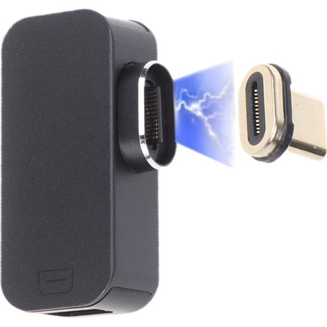 Adaptateur USB-C vers Mini DisplayPort à angle droit magnétique