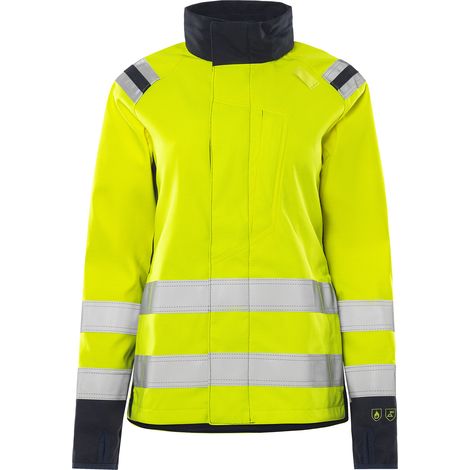 FRISTADS 130238-171 Flamestat High Vis Stretch Softshelljacke Damen Kl. 3 4076 F (1/2)