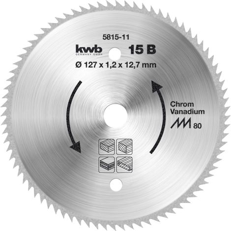 kwb 581511 Kreissägeblatt 127 x 12.75 x 2 mm 1 St. (1/3)