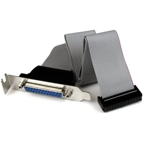 Startech.com 40cm header adapter low profile low profile bracket low profile parallel db25 to idc26 pins backplane - 1x db25 female,garantie à vie (1/4)
