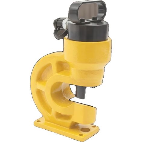 Taladradora hidráulica, presión de 31T, dimensiones 23 x 34,5 cm, material: acero, profundidad de garganta: 95 mm, tamaños de brocas: de 10,5 mm a 20,5 mm (1/5)