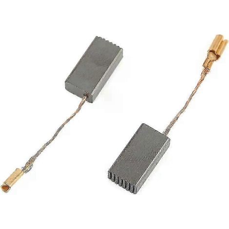 Lot de 2 balais de charbon 5816 mm compatibles avec les modèles Bosch GWS 6-115 E, 8-100 C/CE, 8-125 C/CE, 580, 660, 670, 780C, PWS 8-125, 6-115 E, 7-115 E et 8-125 CE-JXLGV (1/5)