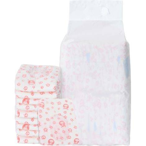 Disposable Dog Diaper Female 30 pcs White L vidaXL