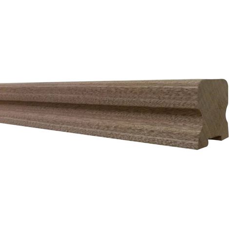 Main Courante Bois Exotique Moulurée Longueur 295 Cm