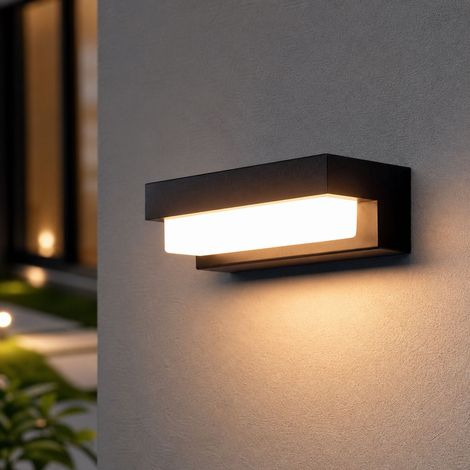 Applique Murale Solaire LED Sans Fil IP65 Étanche, Capteur Crépusculaire, 3 Couleurs, Installation sans Perçage pour Extérieur Jardin (1/4)