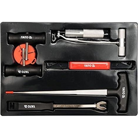 Yato – Kit de démontage de pare-brise 7 pièces YT0845 – Matériau plastique durable – Pour démontage rapide et efficace – Coffret multi-outils