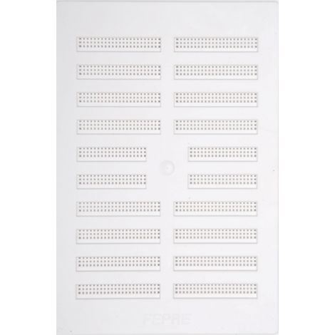Griglia di ventilazione in ABS naturale, L.19,3 x P.28,9 cm Centrale Brico