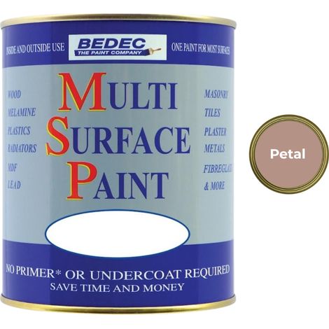 Bedec Multi Surface Paint - Matt - Petal - 2.5L