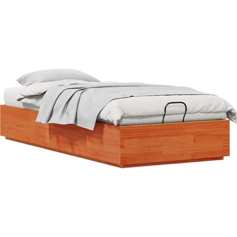 Maison Exclusive - Letto ottomano Marrone Cera 75 x 190 cm Legno di pino massiccio