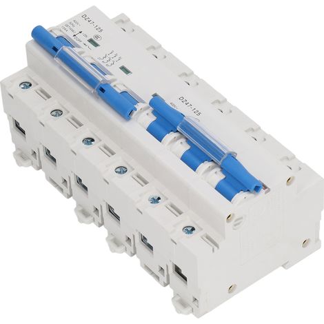 Interrupteur de puissance manuel de conversion pour disjoncteur de protection contre les fuites de courant, disjoncteur CA 400 V 6P 10 kA 80 A (1/5)