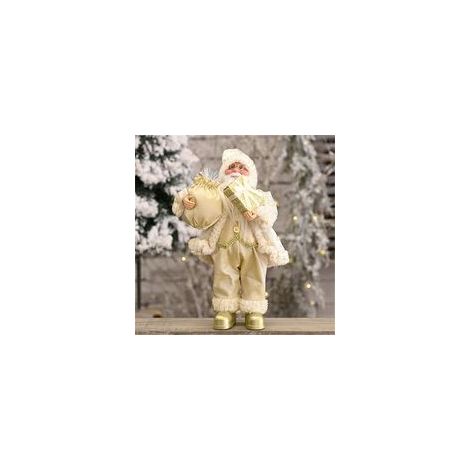 Figurine Père Noël en peluche debout, poupée mignonne, décoration de fête – (1/4)