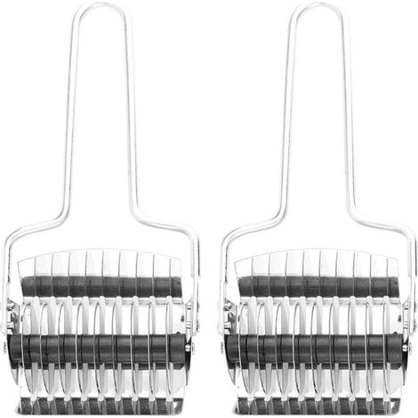 Teig, Nudeln, Brot, Kuchen, Torte, Gebäckständer, Backausstecher, Küchenbackwerkzeug-Set (2-teiliges Set mit Drahtgriff-Ausstecher - segmentiert)