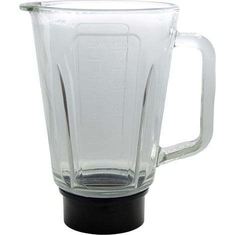 Black & Decker bicchiere caraffa vetro 1500ml frullatore BXJB800E 800W NO LAMA (1/5)
