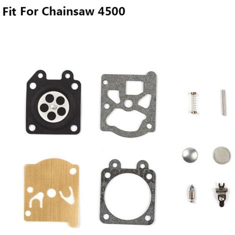 Nouveau kit de réparation de carburateur accessoires de tondeuse à gazon débroussailleuse scie à chaîne kit de réparation huile de coupe scie carburateur 4500 (1/5)