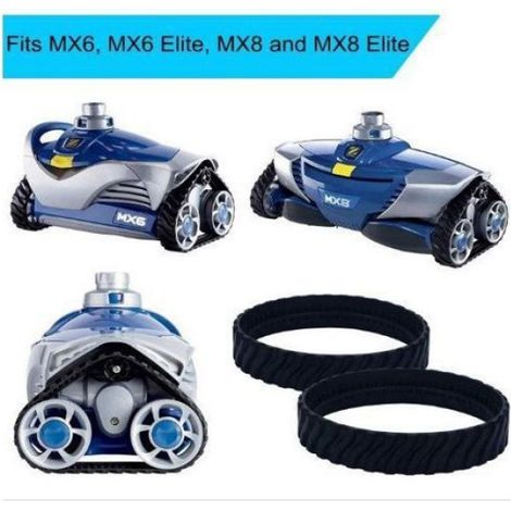 2pcs Pneus pour robot de piscine - Compatibles Zodiac Remplacement rail - Nettoyage piscine (1/5)