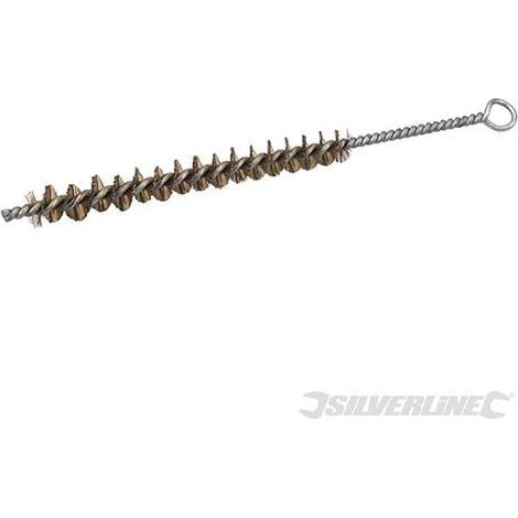 Spazzola spirale per pulitura tubi, filettature e fori di trapano accessori auto 12.7 mm Silverline