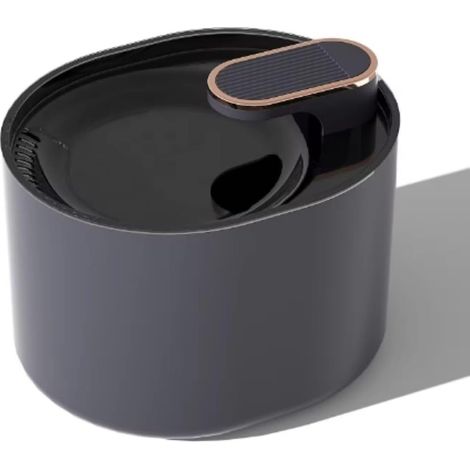 Fontanella per animali domestici da 3 litri, connessione USB e Bluetooth, ultra silenziosa, luce LED, blu Berlino, mantiene il tuo animale idratato mentre sei via, mantiene l'acqua fresca
