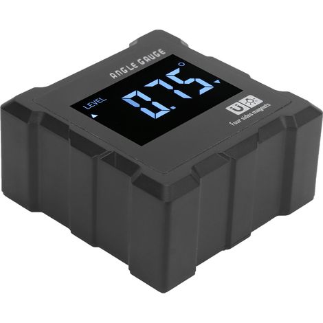 Niveau numérique électronique avec aimants, rapporteur LCD mesureur d'angle précis, instrument de mesure magnétique inclinomètre digital pour usage professionnel et bricolage. (1/5)