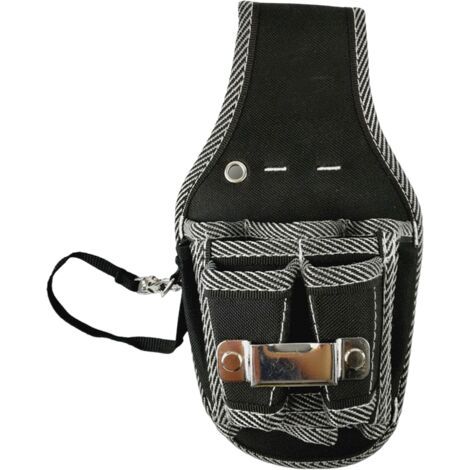 Sac banane 9 en 1 en toile pour outils de plomberie et de quincaillerie, multifonctionnel, durable et portable, en nylon 600D.