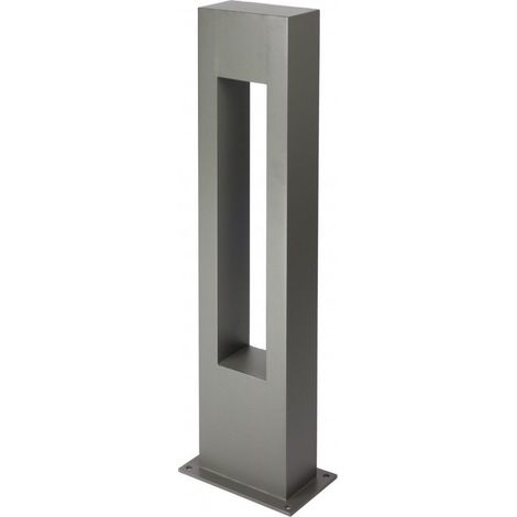 Borne lumineuse rectangulaire GU10 IP65 gris 90cm SU-MA (1/5)
