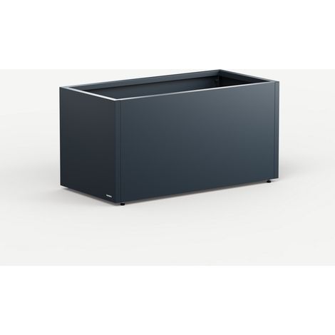 FIORIERA "PLANTER 50" IN METALLO 100X50X50CM ANTRACITE (1/5)