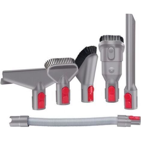 CSPARKV 6 PCS Kit d'accessoires Kit de Fixation avec Tuyau de Rallonge pour Dyson V7 V8 V10 V11 SV10 SV11 Aspirateur sans fil (6 en 1) (1/4)
