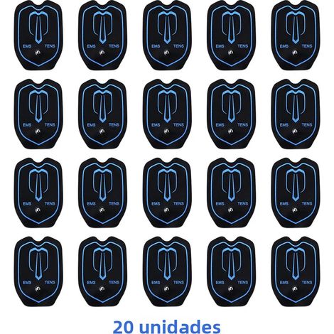 (20 pièces) Électrodes TENS avec gel conducteur  stimulateur musculaire à impulsions thérapeutiques Compex (1/5)