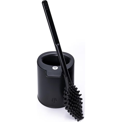 Brosse WC Innovante Hygiénique sans Poils avec Support – Brosse Toilette Anti-Goutte, Antibactérienne - Balai WC Design, Reste Propre (1/5)