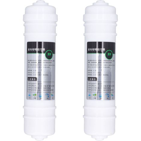 2 Filtres à eau universels 10 pouces en PP coton, connexion rapide pour purificateur d'eau (1/5)