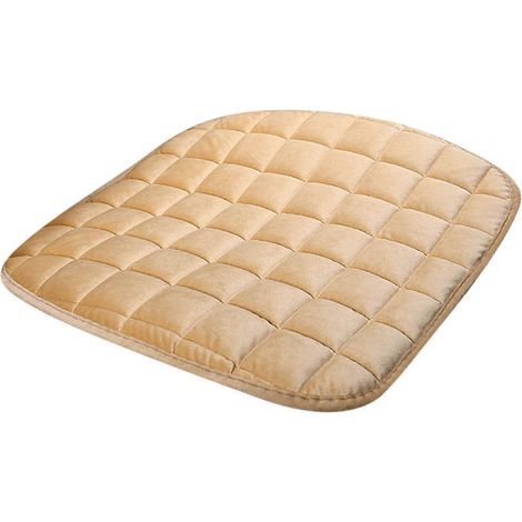 Coussin de siège auto 1 pièce, rembourrage en soie à mémoire de forme pour un confort optimal, dessous antidérapant en caoutchouc avec pochette de rangement, coussin de siège auto universel Fan2024059 (1/4)
