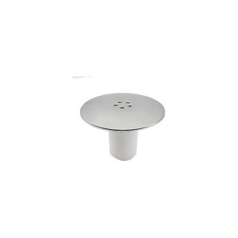Duschablaufabdeckung, 90 mm/115 mm Duschablaufstopfen-Abdeckung, verchromter Ersatz-Ablaufstopfen - Crezuo