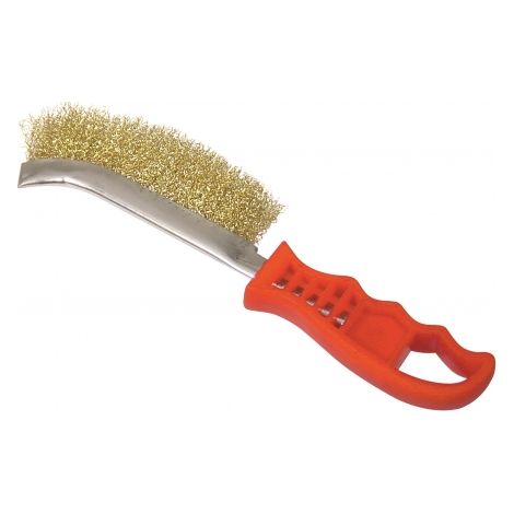 Brosse incurvée laiton 258 x 35.5mm
