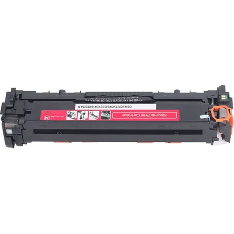 Cartouche de toner compatible CB543A pour imprimantes Color LaserJet CP1215, CP1518ni, CM1312nfi, CM1312, CP1515n, CP1525nw et M251 (1/5)