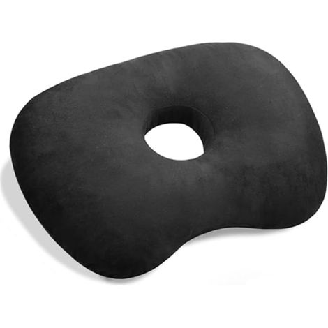 1 coussin pour piercing d'oreille - Noir [Velours Cristal]